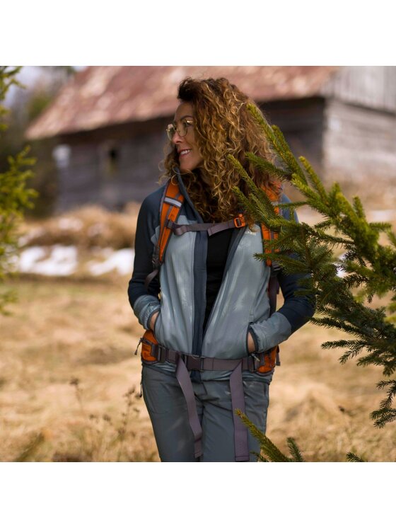 Alpinus Alpinus Bluza UBA Niebieski Slim Fit