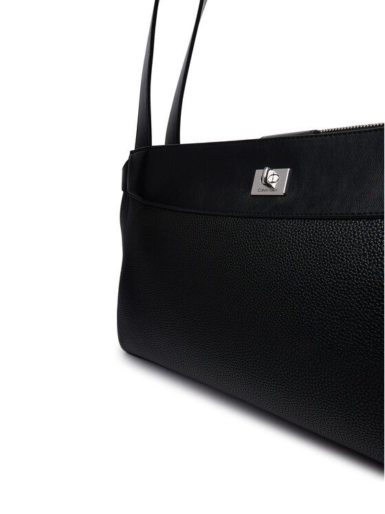 Calvin Klein Calvin Klein Handtasche Mix Media Work Tote LV04F3887G Schwarz