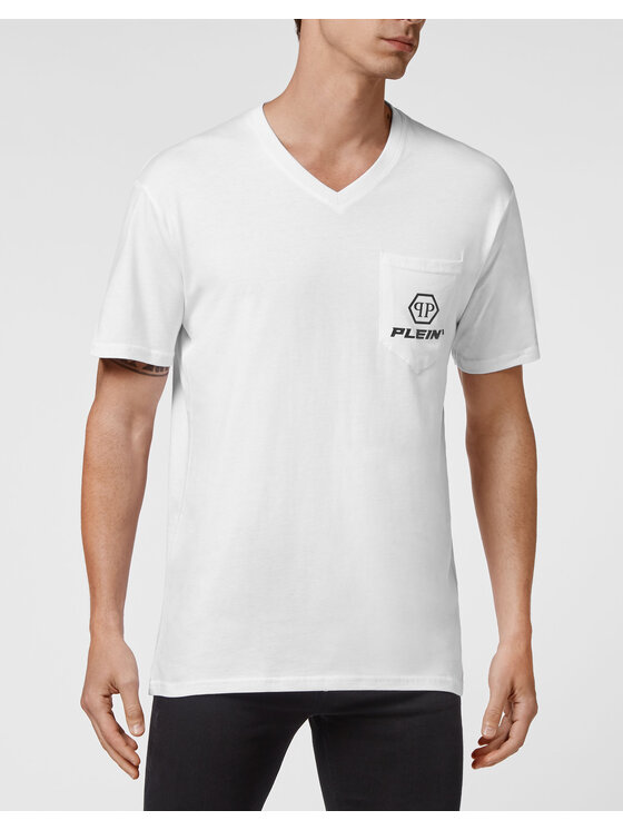 PHILIPP PLEIN PHILIPP PLEIN T-Shirt 7479 Bílá Regular Fit
