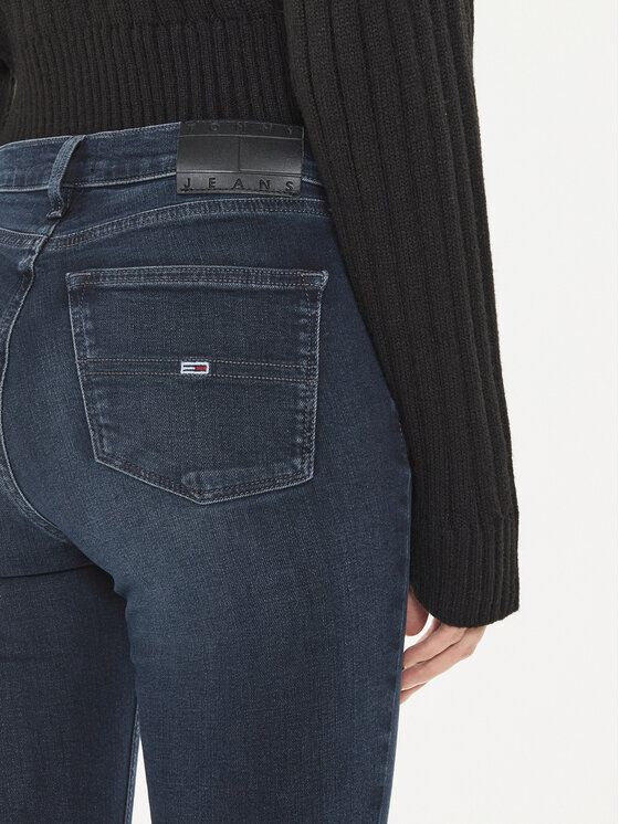 Tommy Jeans Tommy Jeans Blugi Nora DW0DW19257 Bleumarin Skinny Fit