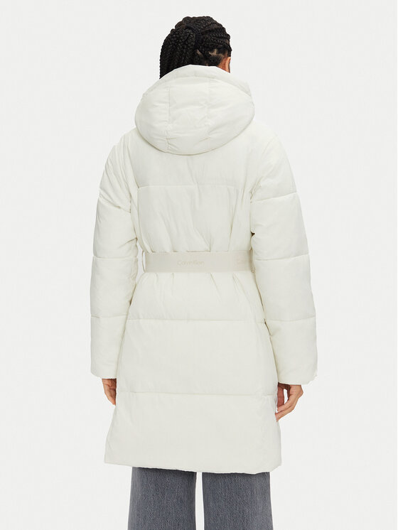 Calvin Klein Jeans Calvin Klein Jeans Giubbotto invernale J20J224122 Écru Relaxed Fit