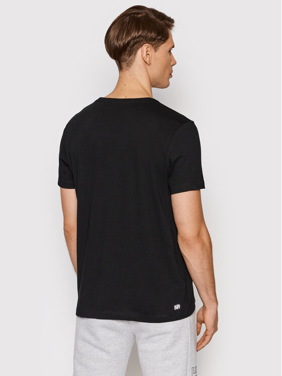 Lacoste Lacoste Marškinėliai TH2042 Juoda Regular Fit