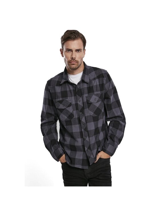 Brandit Brandit Koszula 4002.28 Czarny Regular Fit