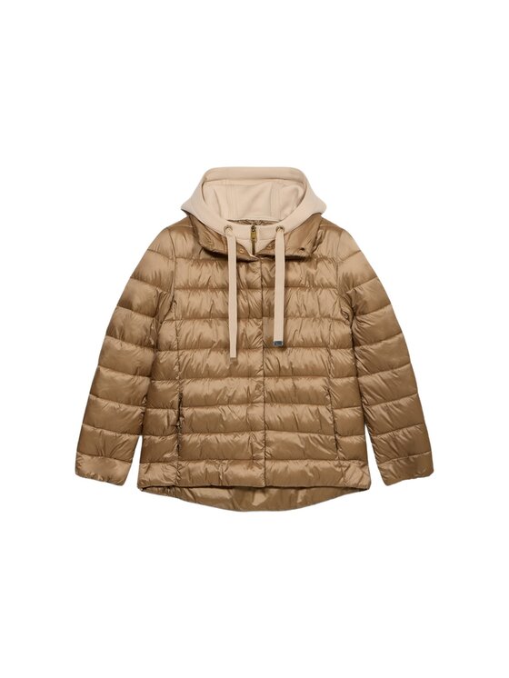Oltre Oltre Giubbotto piumino F639R001457N0R2 Écru Regular Fit