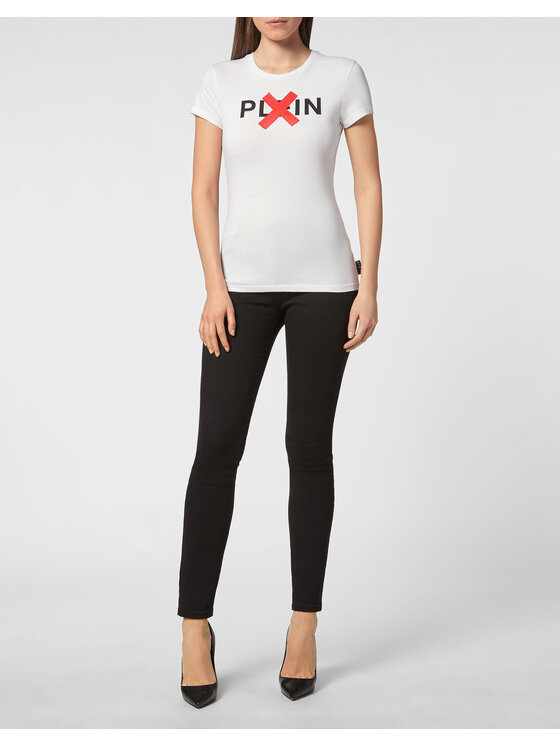 PHILIPP PLEIN PHILIPP PLEIN T-shirt 2057 Bianco Regular Fit
