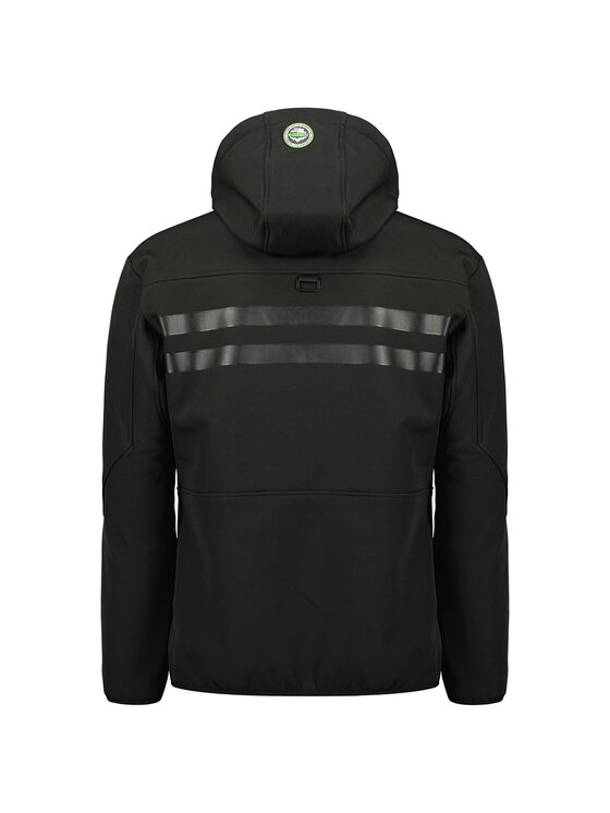 Geographical Norway Geographical Norway Kurtka softshell WY8026H/GN-NOIR / VERT Czarny Regular Fit