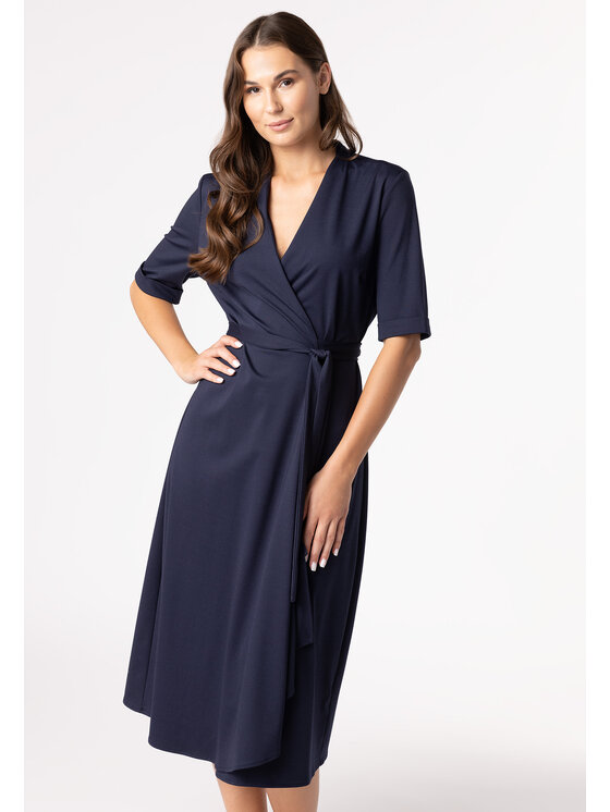 QUIOSQUE QUIOSQUE Letní šaty Quiosque 4VS020802 Tmavomodrá Regular Fit