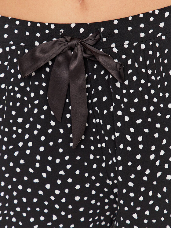 Hunkemöller Hunkemöller Piżama 203185 Czarny Comfortable Fit