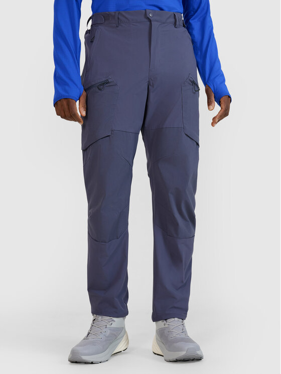 4F 4F Spodnie outdoor HALNY Szary ciemny Regular Fit