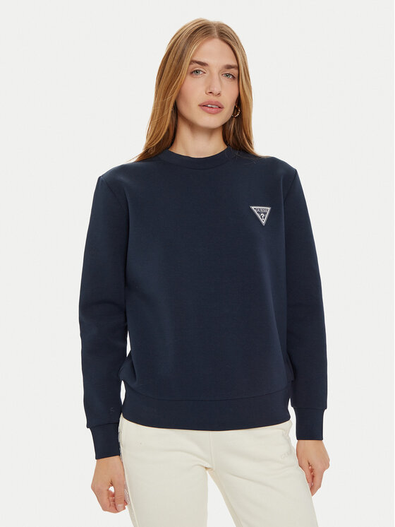 Guess Guess Felpa V4BQ23 KBCK2 Blu scuro Regular Fit