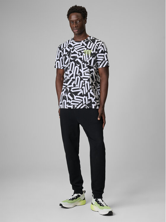 4F 4F T-Shirt FLUID EXPRESSIONS Biały Regular Fit