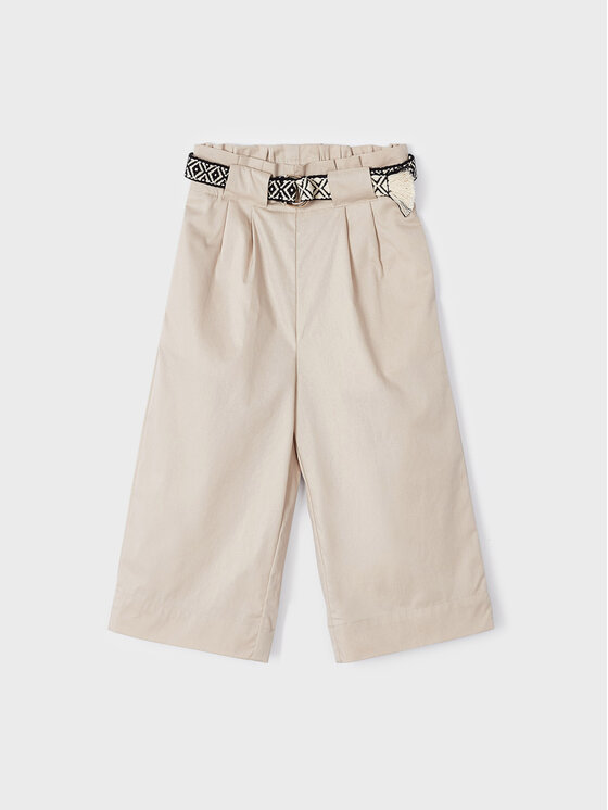 Mayoral Mayoral Штани з тканини 3506 Бежевий Regular Fit