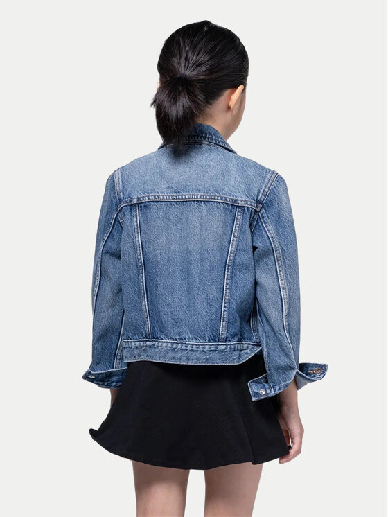 Gap Gap Geacă de blugi 620681-00 Albastru Regular Fit
