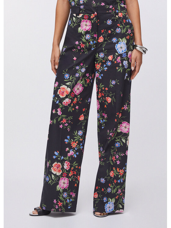 Liu Jo Liu Jo Pantaloni di tessuto CA6358T589AP9631 Nero Regular Fit