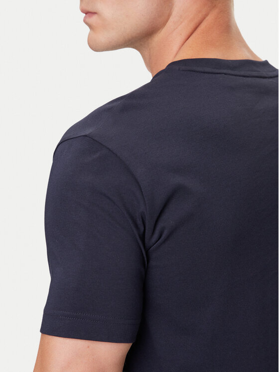 Gant Gant T-Shirt Small Graphic 2003343 Granatowy Regular Fit