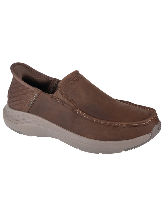 Skechers Skechers Półbuty Slip-Ins Parson - Oswin Brązowy