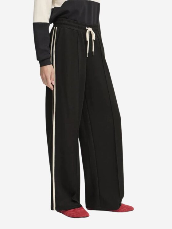 b.young b.young Παντελόνι Bypusti contrast pants Μαύρο Regular Fit