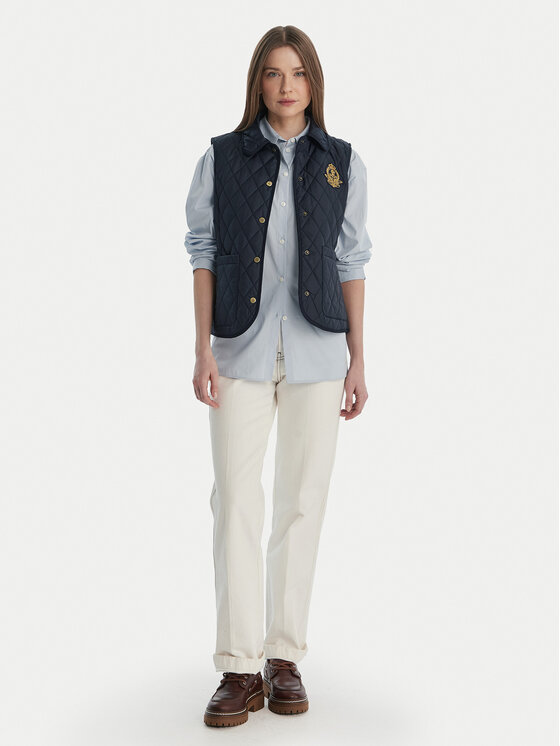 LAUREN RALPH LAUREN LAUREN RALPH LAUREN Bezrękawnik 297P10887001 Granatowy Regular Fit