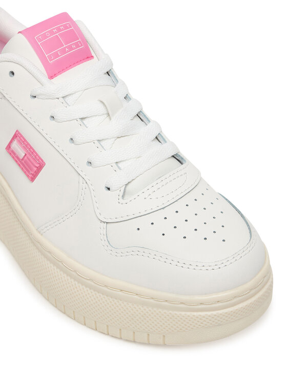 Tommy Jeans Tommy Jeans Sportcipők Tjw Basket Flatform EN0EN02981 Fehér