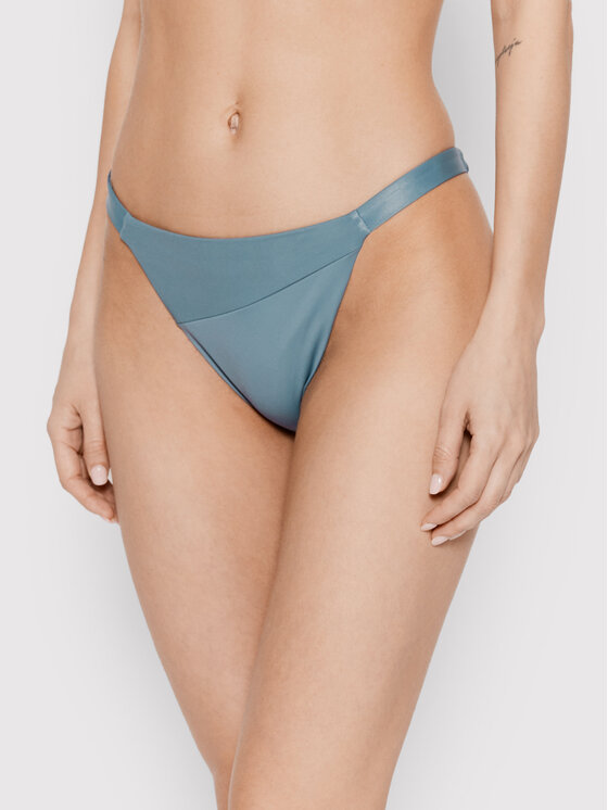 Calvin Klein Swimwear Bikini apakšdaļa KW0KW01715 Zils