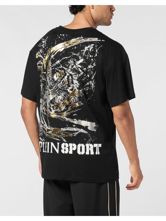 Plein Sport Plein Sport T-särk 24063 Must Regular Fit