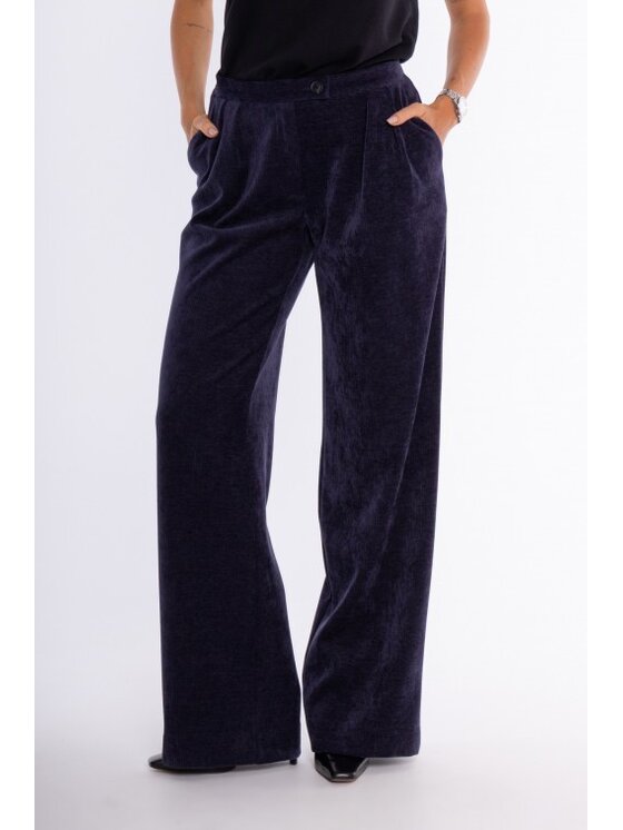 Made of Emotion Made of Emotion Spodnie materiałowe M932 Niebieski Wide Leg