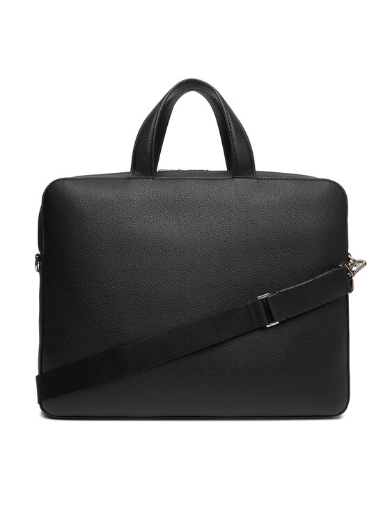 Calvin Klein Calvin Klein Laptoptáska Micro Pebble Slim Briefcase 36 LV04D3012G Fekete