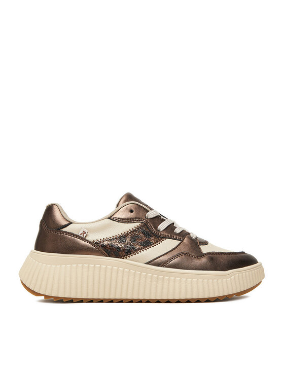 Rieker Rieker Sneakersy W1702-60 Beżowy