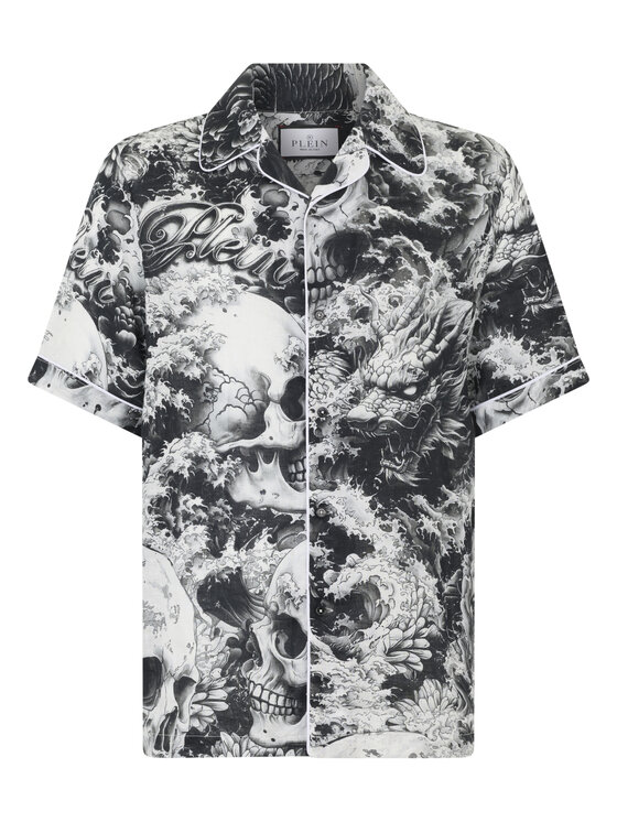 PHILIPP PLEIN PHILIPP PLEIN Koszula 29794 Czarny Regular Fit