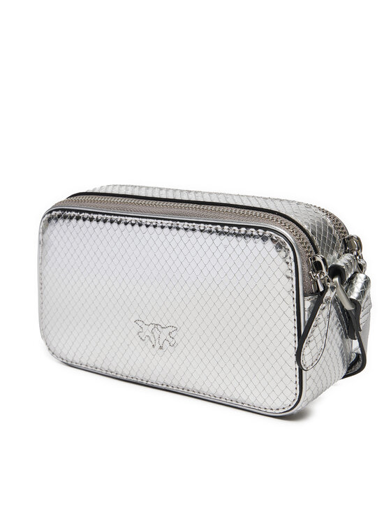 PINKO PINKO Torebka Camera Case AI 24-25 PLTT 102810 A1VG Srebrny