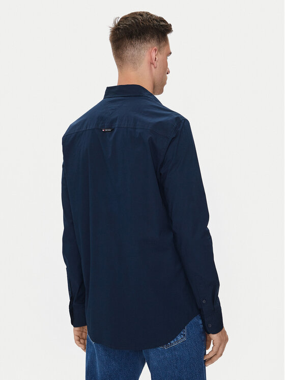 Tommy Jeans Tommy Jeans Srajca Entry DM0DM19519 Mornarsko modra Regular Fit