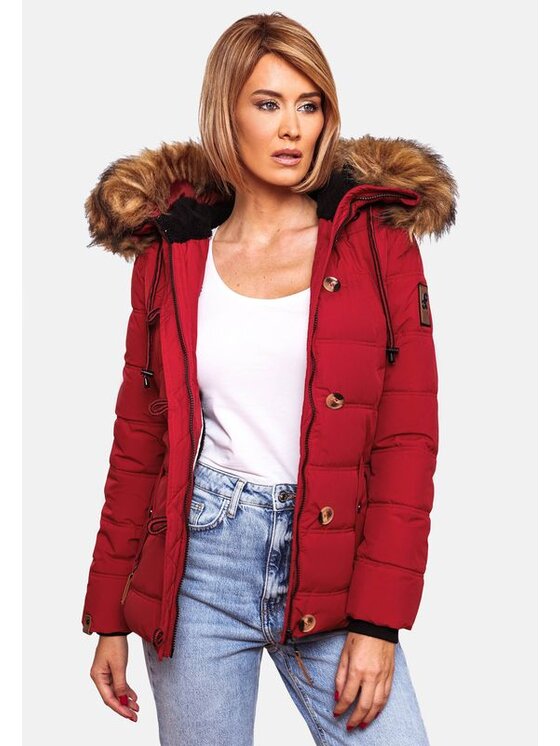 Navahoo Navahoo Kurtka zimowa Zoja Różowy Casual Fit