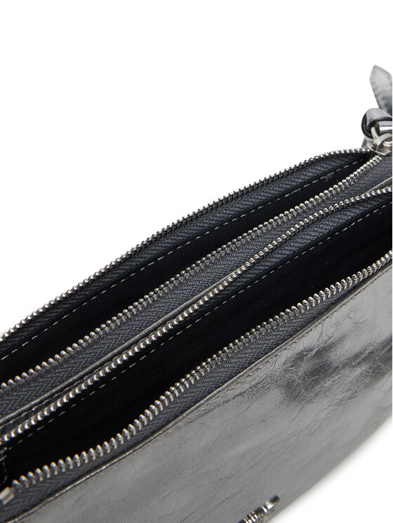 PINKO PINKO Borsetta Double Mini Al 25-26 PLTT 105359 A2OT Argento