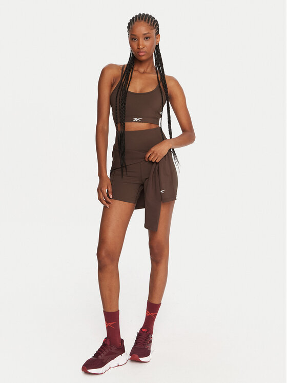 Reebok Reebok Sportovní podprsenka Reebok X Ewa Chodakowska RK25312CCW Hnědá