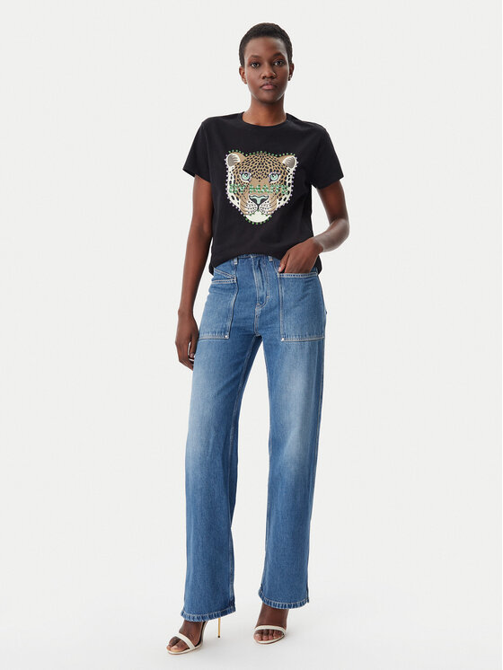 LOLA CASADEMUNT LOLA CASADEMUNT Tričko MS2515004 Čierna Relaxed Fit