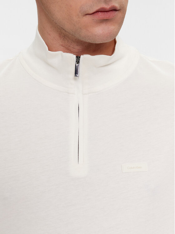Calvin Klein Calvin Klein Longsleeve K10K111857 Biały Regular Fit