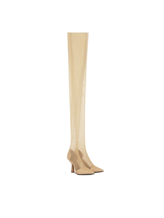 Patrizia Pepe Patrizia Pepe Säärsaapad 8Y0086/L048-B743 Beež
