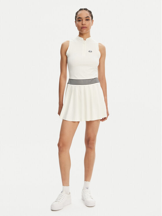 Ellesse Ellesse Haljina za svaki dan Medusa SGZ21966 Bijela Slim Fit