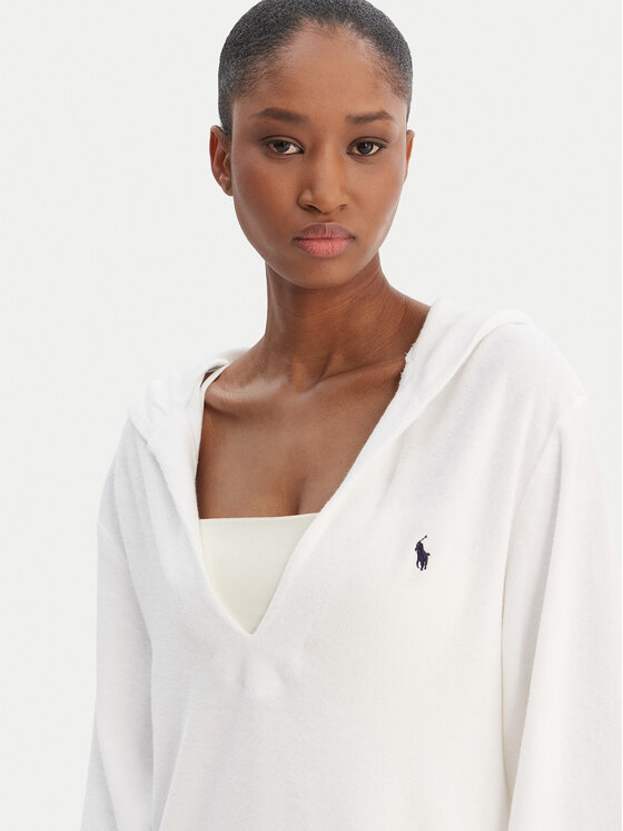 Polo Ralph Lauren Polo Ralph Lauren Pludmales kleita 21656576 Balts Relaxed Fit