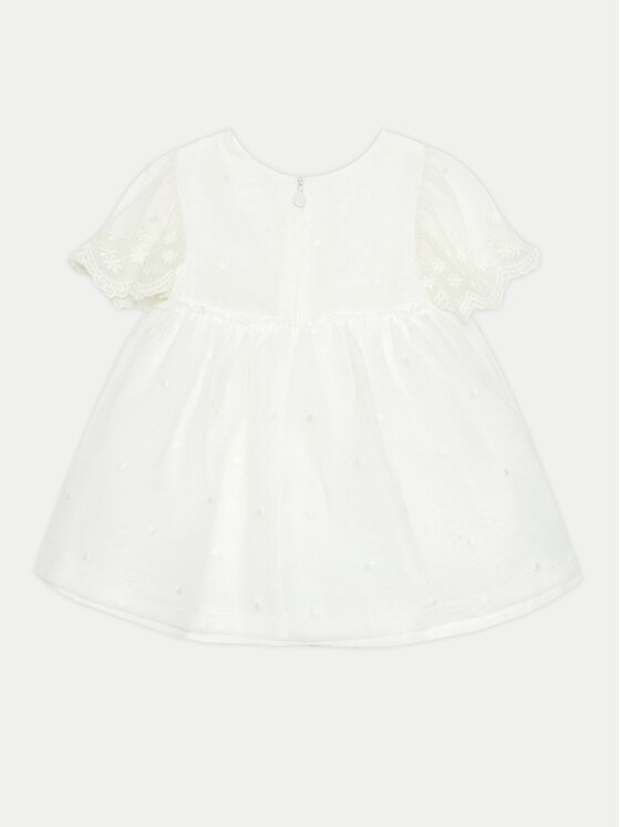 Mayoral Mayoral Elegantes Kleid 1826 Weiß Regular Fit
