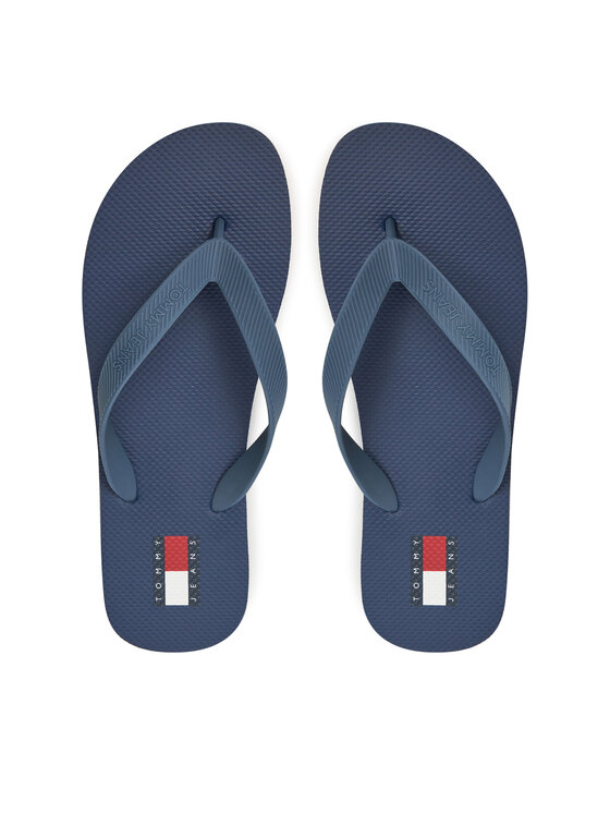 Tommy Jeans Žabky Tjm Beach Sandal EM0EM01560 Tmavomodrá