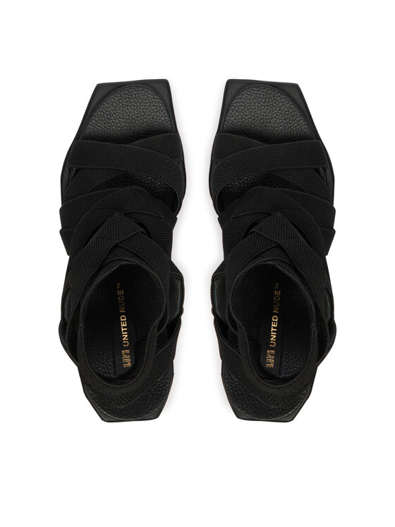 United Nude United Nude Sandały Boulder Bondage 108940105 Czarny