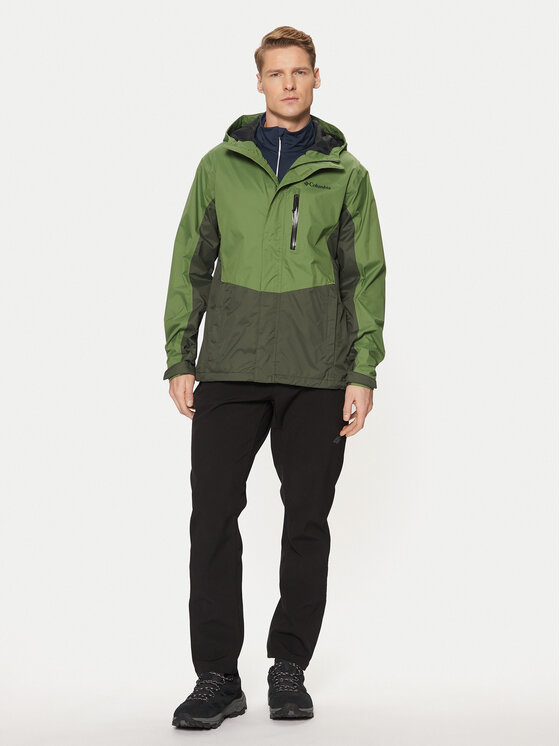 Columbia Columbia Geacă de ploaie Pouring Adventure™ III 2117171 Verde Regular Fit