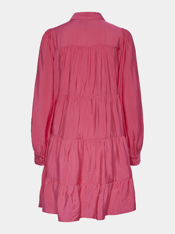 YAS YAS Srajčna obleka Pala 26030720 Roza Loose Fit
