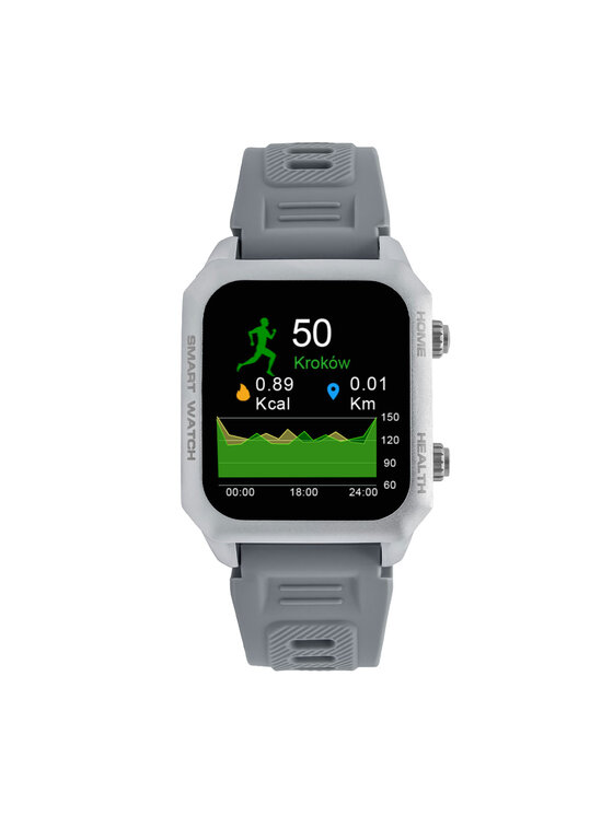 Watchmark Watchmark Smart hodinky Focus Sivá