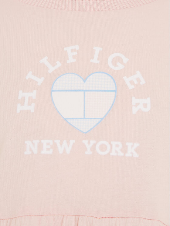 Tommy Hilfiger Tommy Hilfiger Hétköznapi ruha Heart KG0KG07926 M Rózsaszín Regular Fit