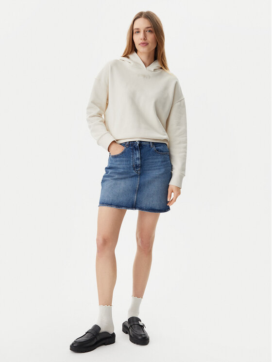 Tommy Jeans Tommy Jeans Fustă de blugi DW0DW20136 Albastru Mom Fit