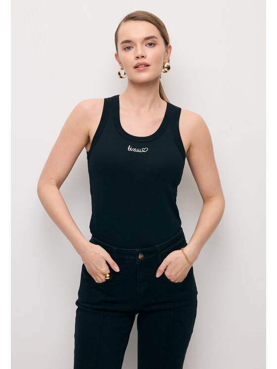 BIZUU BIZUU Tank top LOVIE Černá Standard Fit