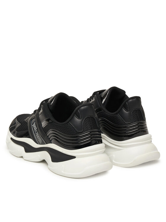Just Cavalli Just Cavalli Sneakersy 79QA3SA1 ZSD34 Černá