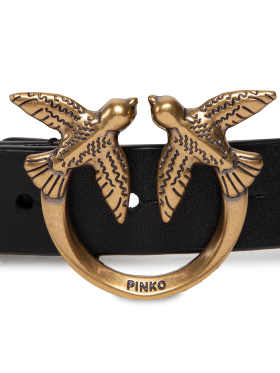 PINKO Pinko Ζώνη Γυναικεία Love Day Belt Simply H2 AI 21-22 PLT01 1H20XE Y6XT Μαύρο